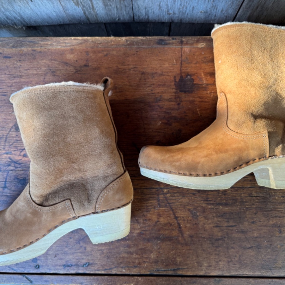 Sven 7" Shearling Lined Clog Boots